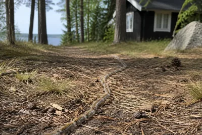 Tusentals giftiga larver invaderar Gotlandstomt