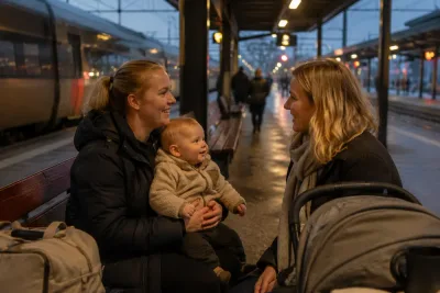 Bebisresan slutade i oväntad vänskap