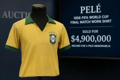 Pelés VM-tröja såld för rekordbelopp