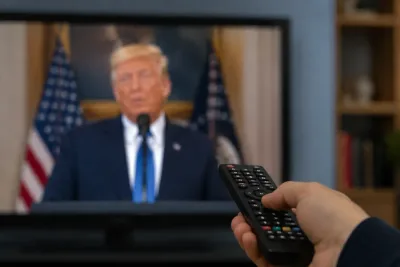 Trump hotar tv-bolag efter utebliven direktsändning