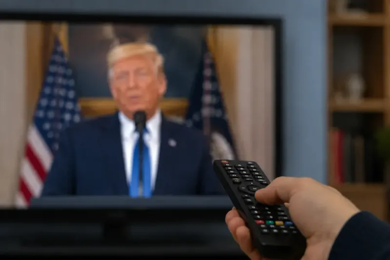 Trump hotar tv-bolag efter utebliven direktsändning