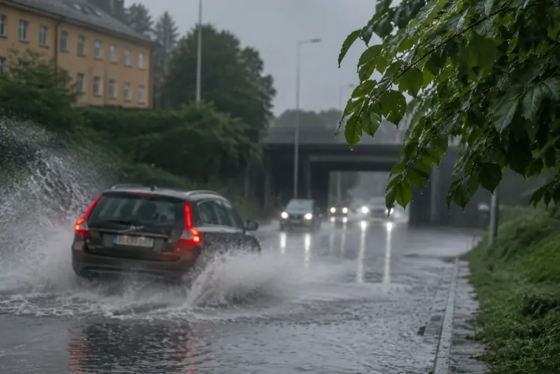SMHI varnar för kraftigt regn i Västsverige