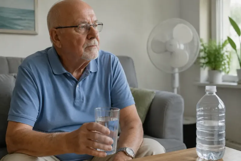 Ole Davidsson överlevde allvarlig värmekris