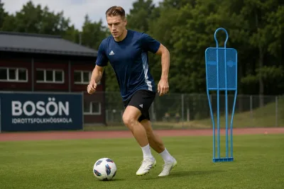 Viktor Gyökeres tränade inför nya säsongen