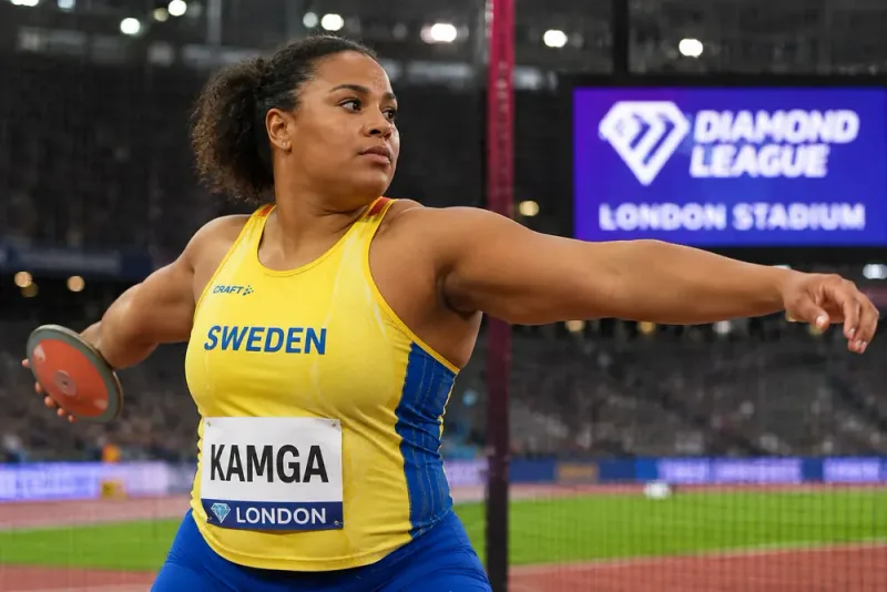 Vanessa Kamga förbättrade säsongsbästat i London