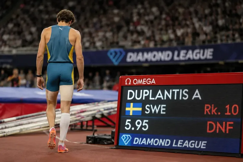 Armand Duplantis bröt tävlingen i London