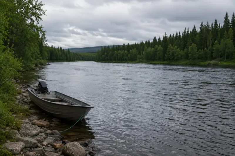 Försvunnen fiskare hittad död i Tärendöälven