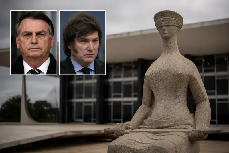 Domstol stoppar Javier Mileis besök hos Jair Bolsonaro