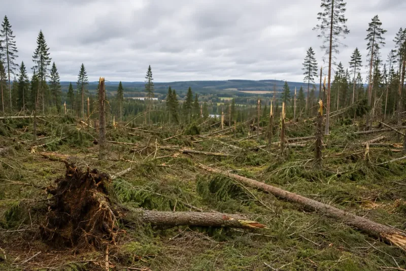 Skogsstyrelsen trappar upp arbetet efter stormarnas skador