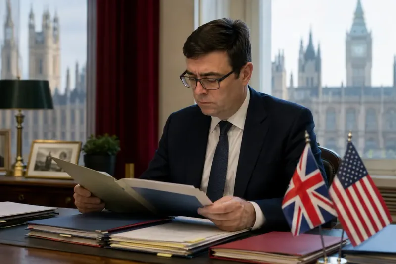 Andy Burnham förbereder regeringsskifte och möte med Trump