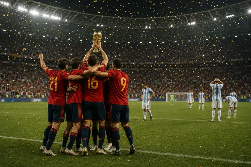 Spanien krönte VM med total kontroll