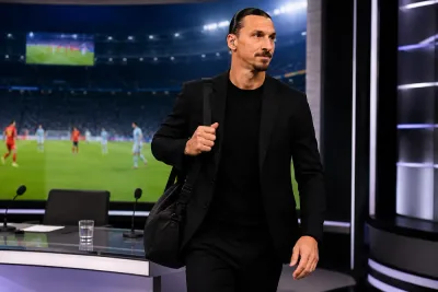 Zlatan Ibrahimovic lämnar tv-studion direkt