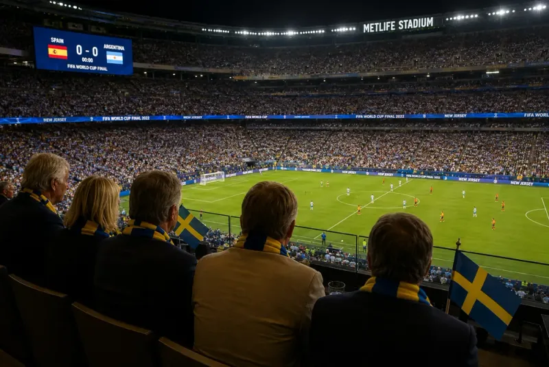 Svenska idrottsikoner samlades på VM-finalen