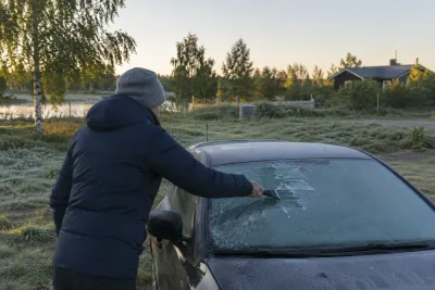 Minusgrader och frost slog till mitt i juli