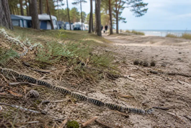 Misstänkt giftlarv upptäckt på Böda Sand