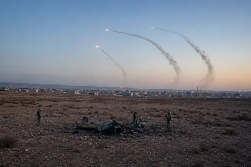 Jordanien skjuter ner tre iranska robotar