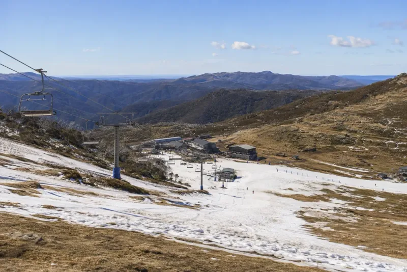 Extremvärme slår rekord på Australiens skidorter