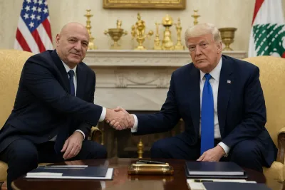 Joseph Aoun möter Donald Trump om Hizbollahs avväpning