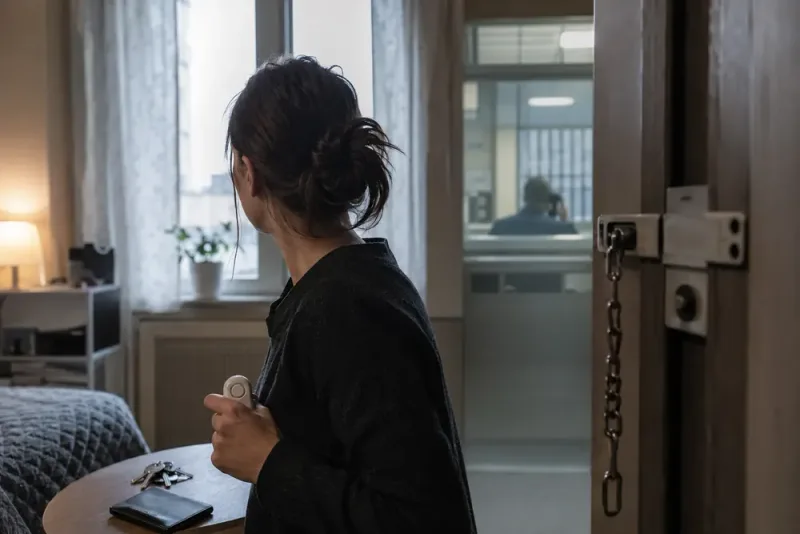 Malin hotades av ex-maken från häktet