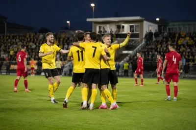 Mjällby fick drömstart i historiska kvalet