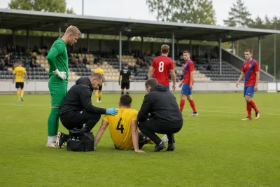 Argjend Miftari skadad direkt i matchen