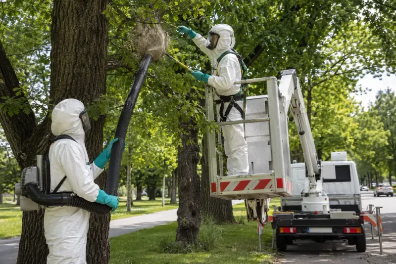 Hundratals larvbon borttagna på Amager