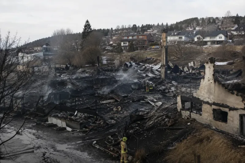 Oaktsamhet utreds efter storbranden i Drammen