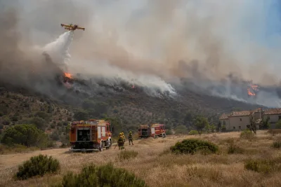 Spaniens storbrand har slukat över 32 000 hektar