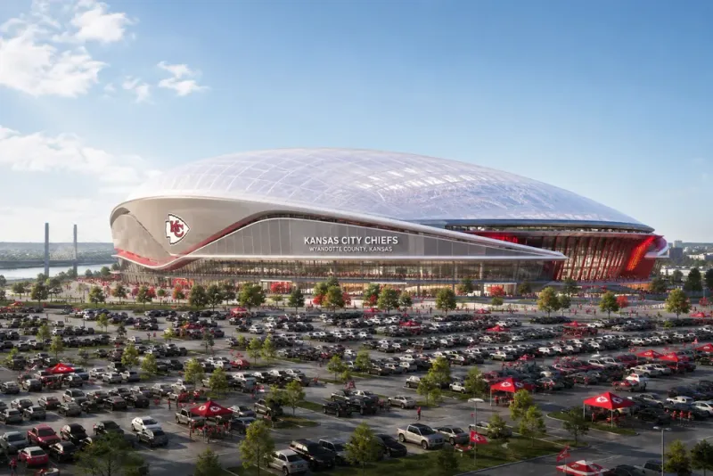 Chiefs visar miljardplanen för nya arenan