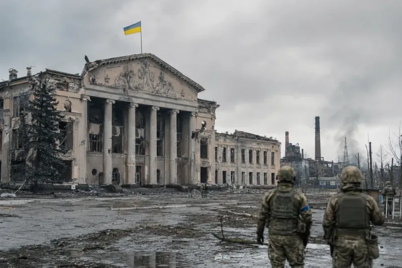Ukrainska soldater tillfångatogs efter flaggaktion