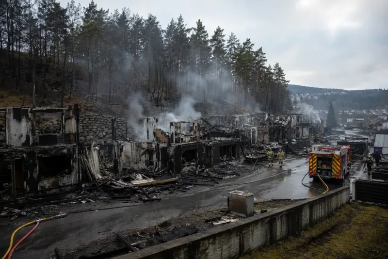 113 bostäder förstörda efter storbranden i Drammen