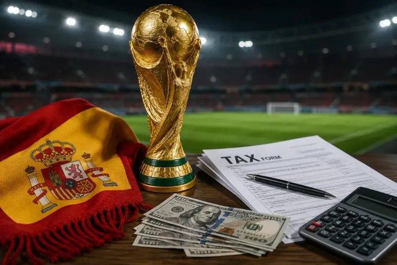 Spanien riskerar stor skattesmäll efter VM-guldet