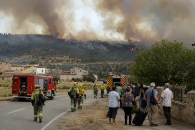 Fyra skogsbränder utlöser nationellt nödläge i Spanien