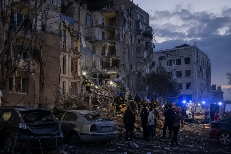 25 skadade när flygbomber träffade Zaporizjzja