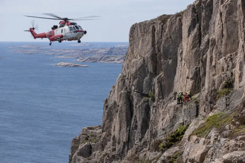 Man livshotande skadad efter klätterolycka i Lysekil