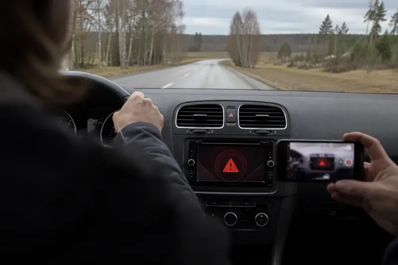 Rysk drönarvarning tog över svensk bilradio
