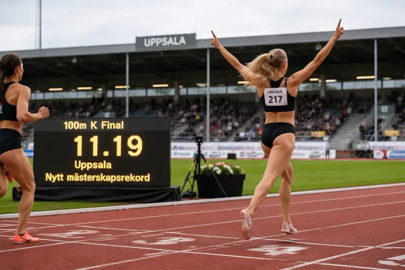 Nora Lindahl historisk efter efterlängtat SM-guld