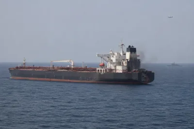 USA slog ut tankfartyg i Omanbukten