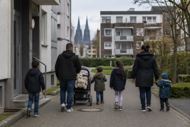 Kölnfamilj får över 7 200 euro i månaden
