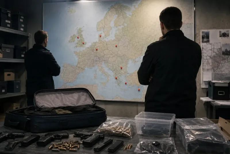 Europeisk Hamasstruktur kopplas till vapen och attentatsplaner