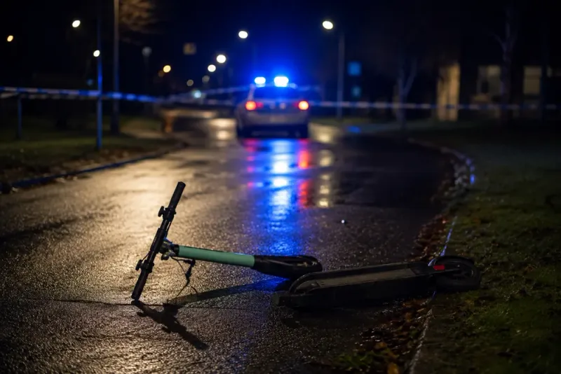 Man avled efter elsparkcykelolycka i Östersund