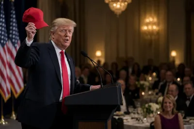 Donald Trump skämtade om ny presidentkandidatur