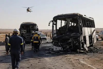 Busskrock i Syrien krävde minst 35 liv
