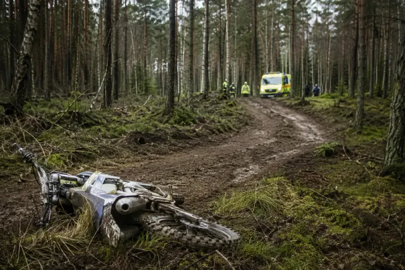 Förare omkom efter olycka under Gripendygnet