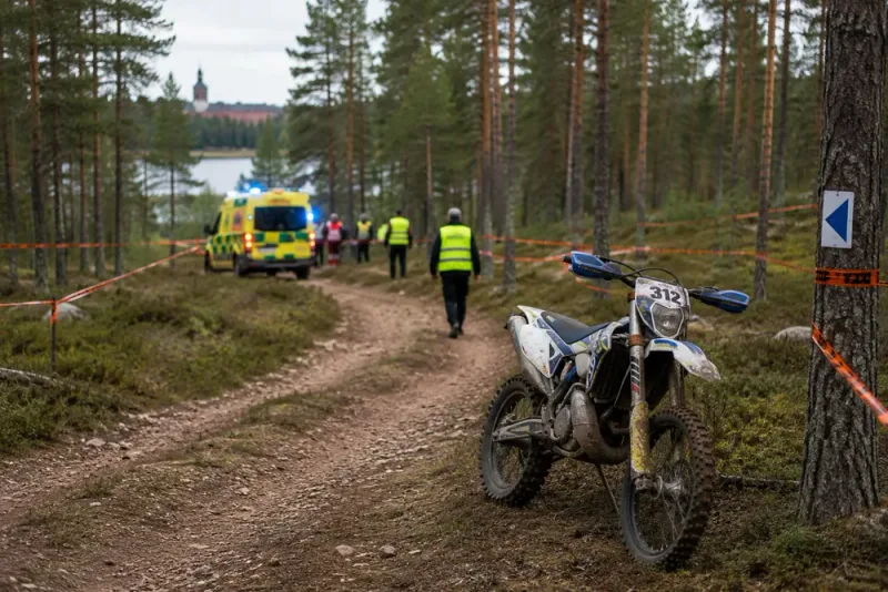 Dödsolycka stoppade Gripendygnet i Strängnäs