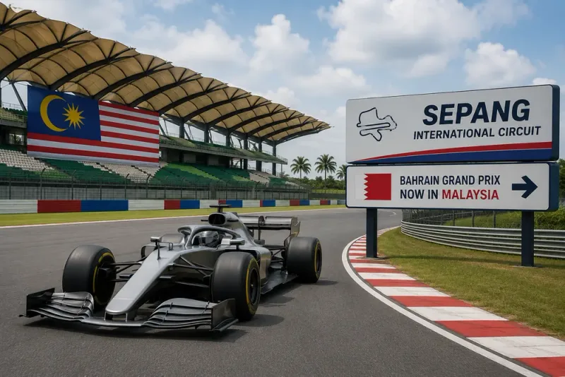 Malaysia tar över inställda Bahrain-loppet