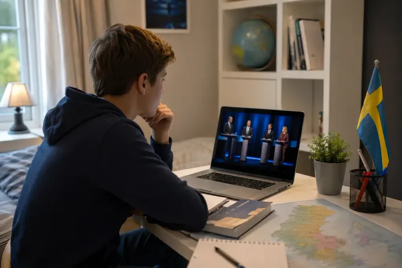 Sixten, 13, siktar på statsministerposten