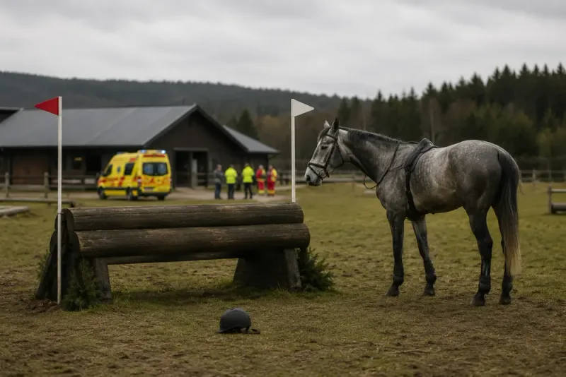 Tredje ryttaren död på åtta dagar