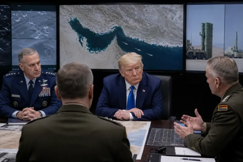 Robotbrist fick Donald Trump att pausa Iranoffensiv