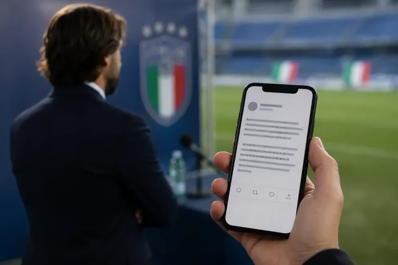 Andrea Pirlo: följt debatten med stor bitterhet